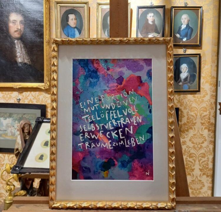 Zitat zu Mut und Selbstvertrauen – Kunst in der Praxis Ad Astra Lab
